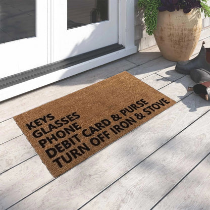 Funny Reminder Doormat