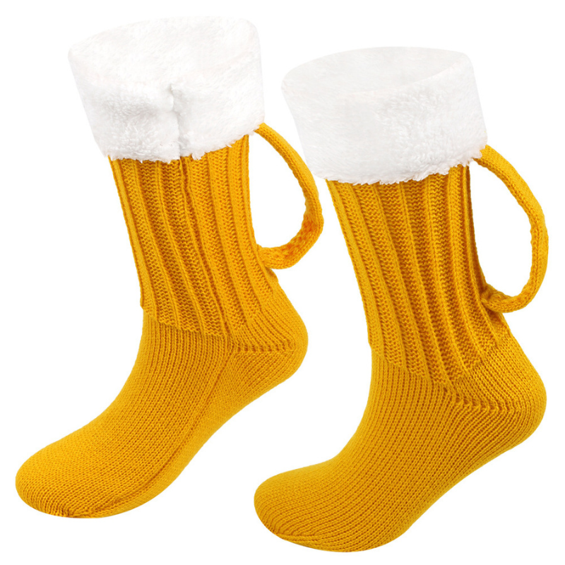 Knitted Beer Socks