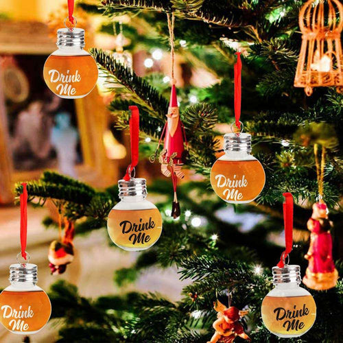 Fillable Booze Ornaments