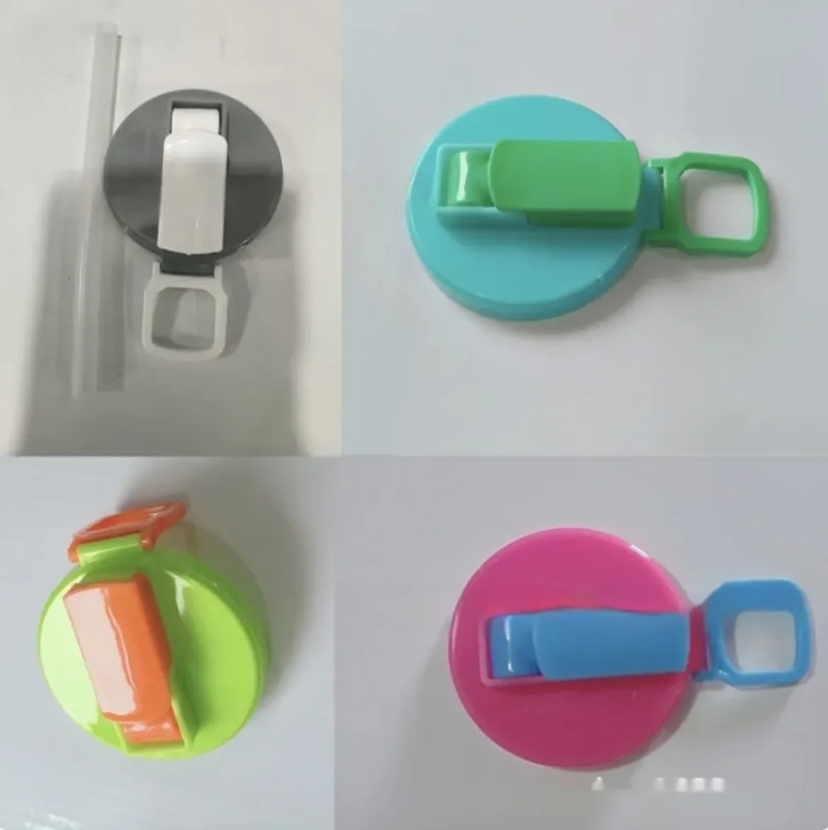 Soda Can Lid With Straw
