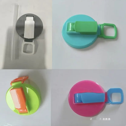Soda Can Lid With Straw