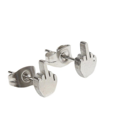 Middle Finger Earrings