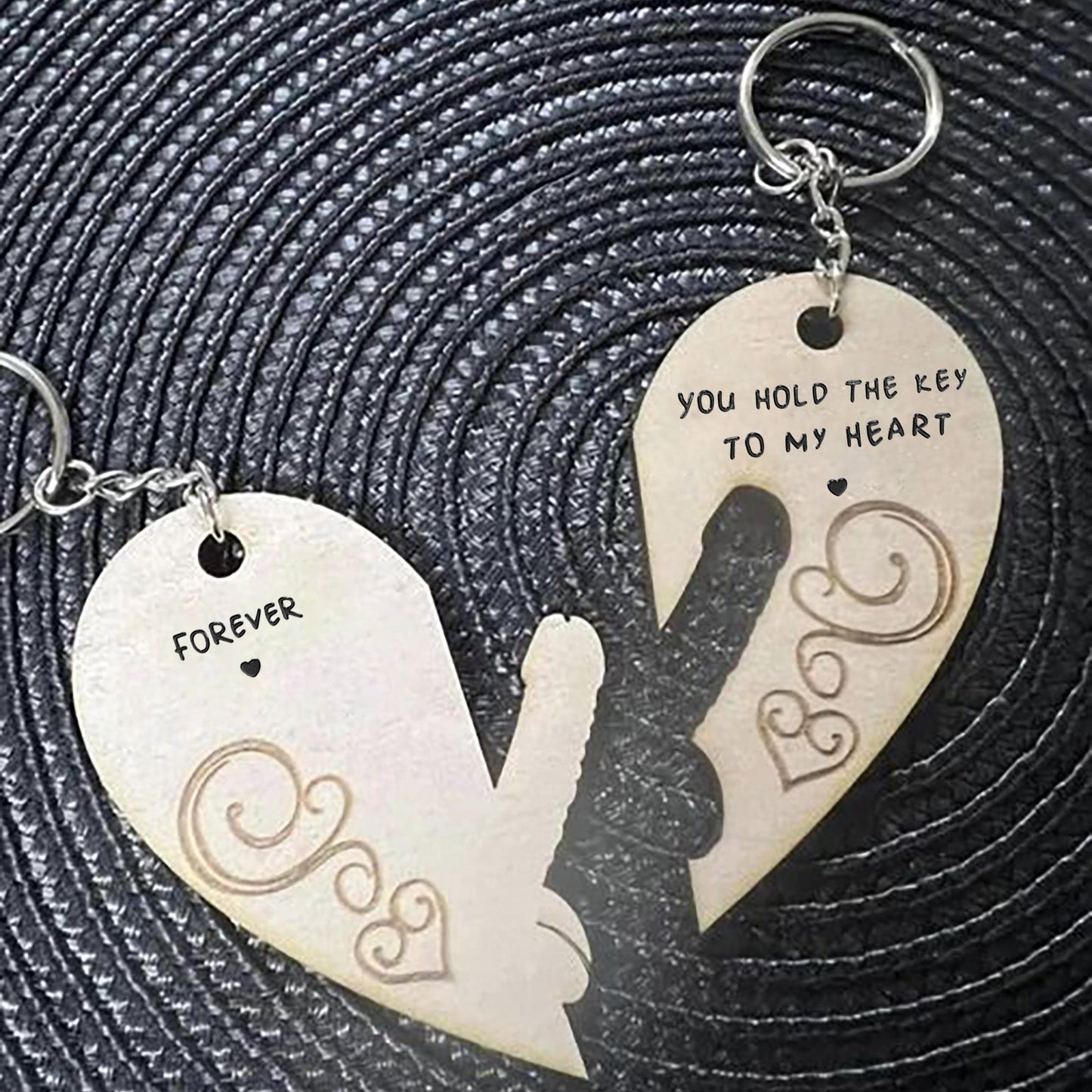 Funny Couple Keychain