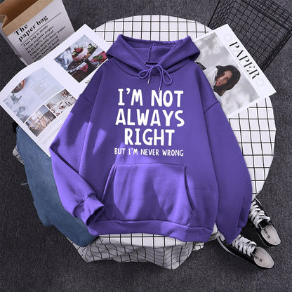 NEVER WRONG | Hoodie