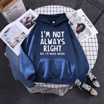 NEVER WRONG | Hoodie