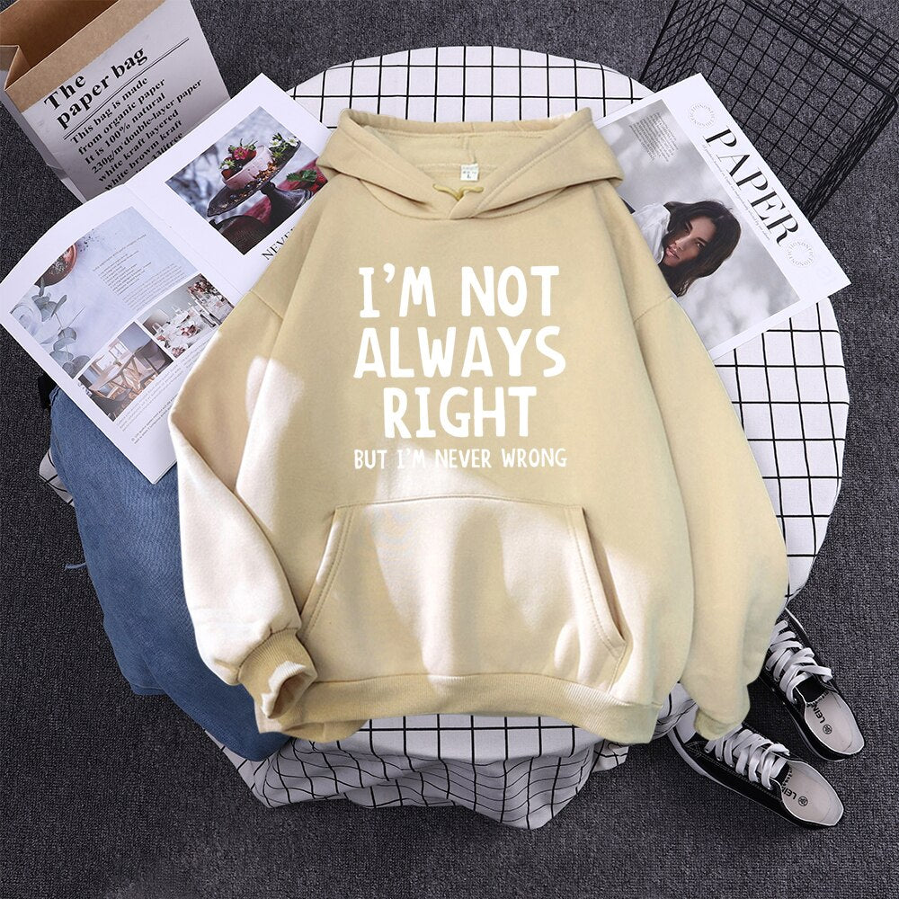 NEVER WRONG | Hoodie