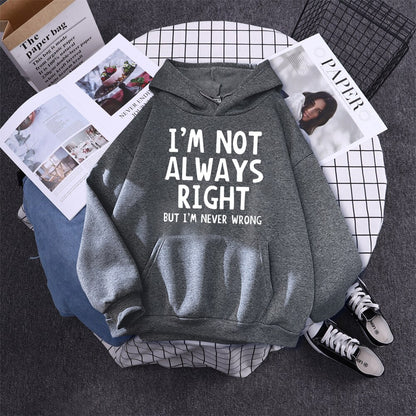 NEVER WRONG | Hoodie