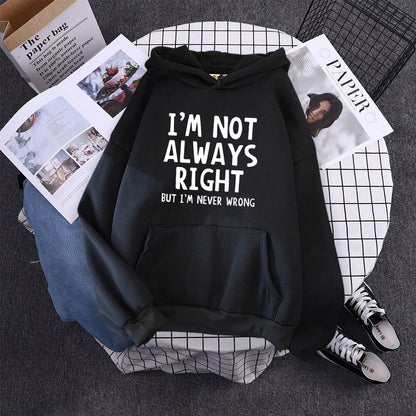 NEVER WRONG | Hoodie