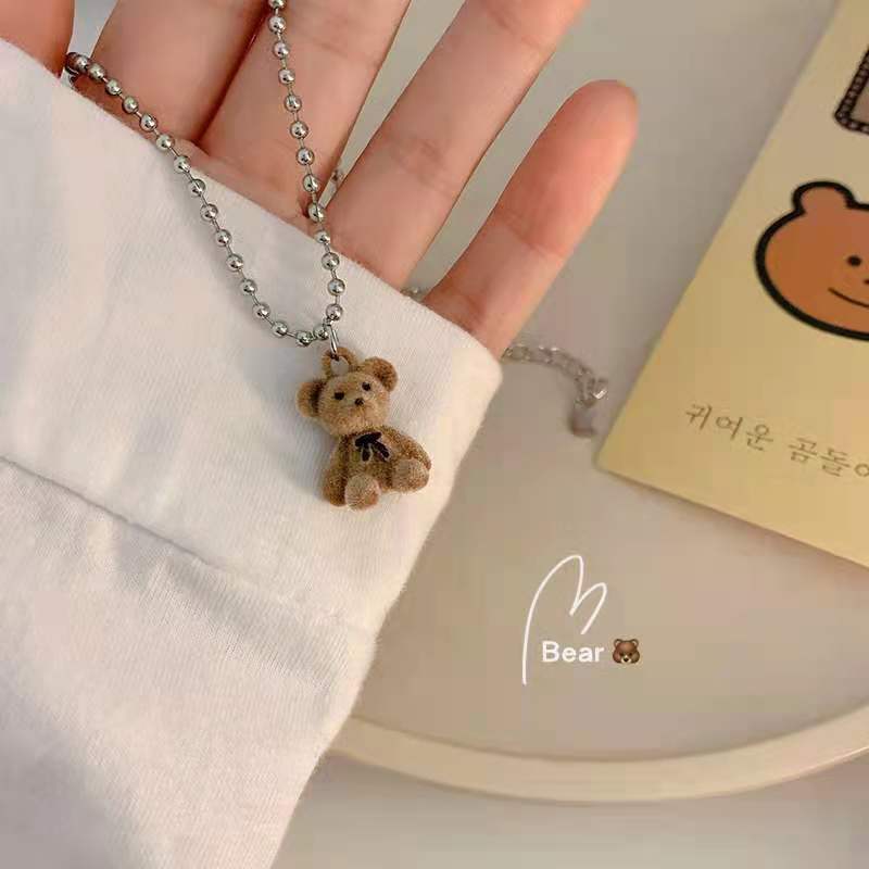 Plush Bear Necklace