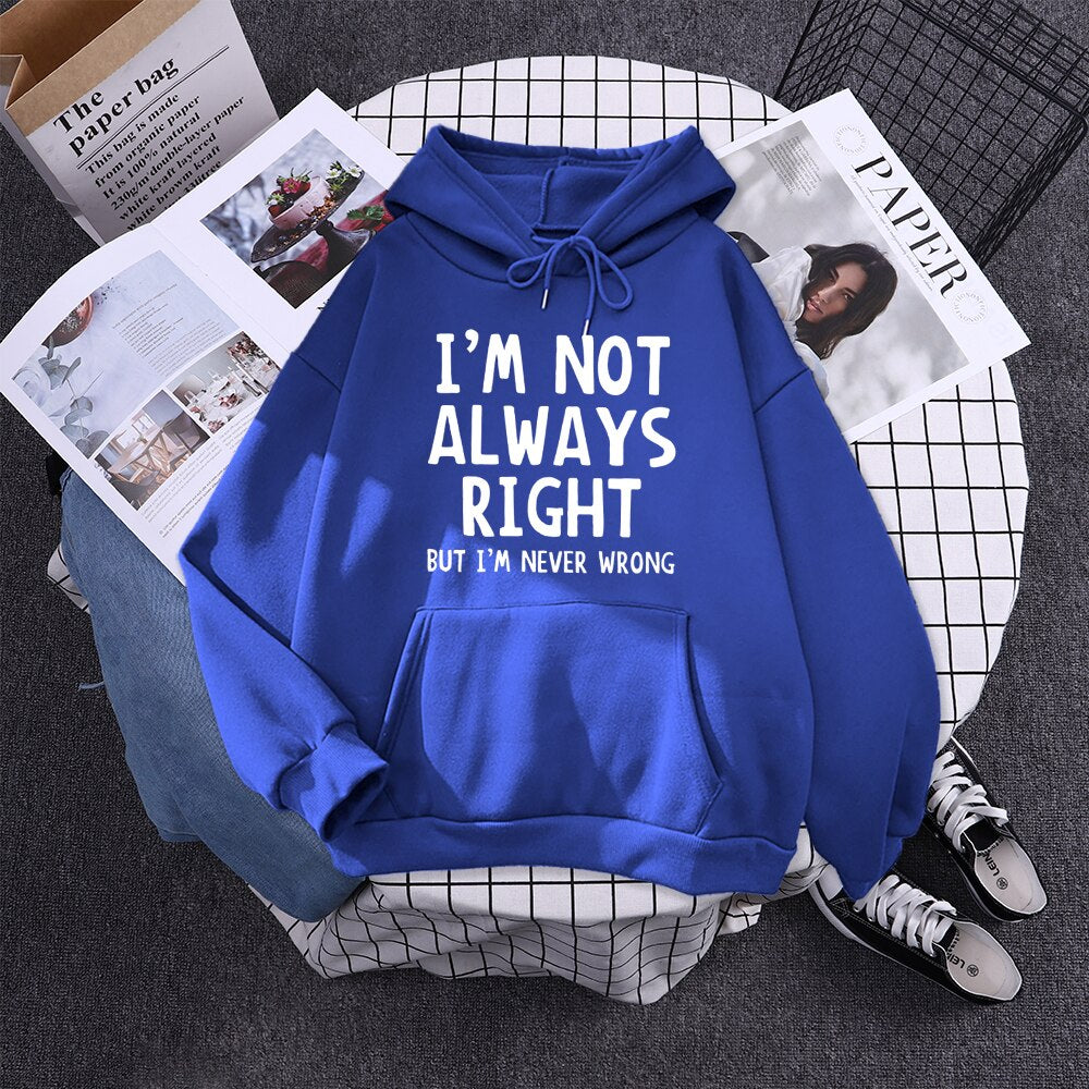 NEVER WRONG | Hoodie