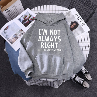 NEVER WRONG | Hoodie