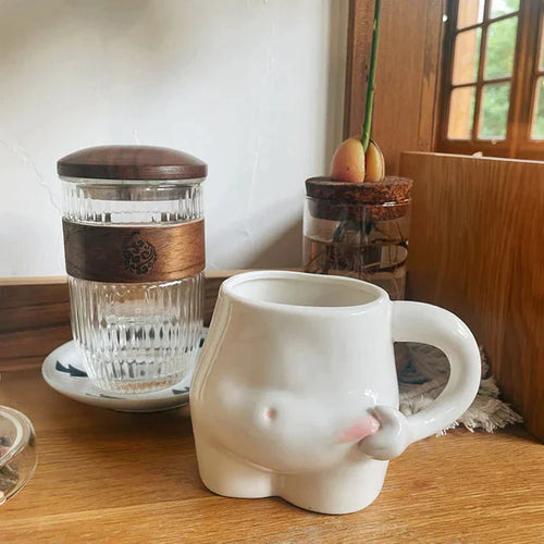 Pinch Belly Ceramic Mug