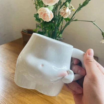 Pinch Belly Ceramic Mug