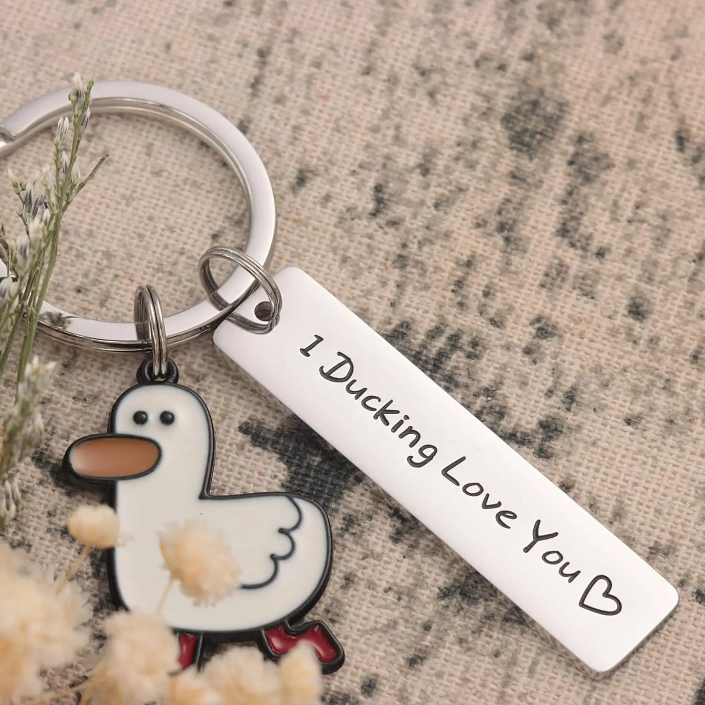 Love Duck Keychain