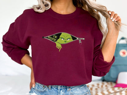 Ew People Grinch Sweatshirt