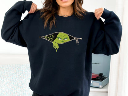 Ew People Grinch Sweatshirt