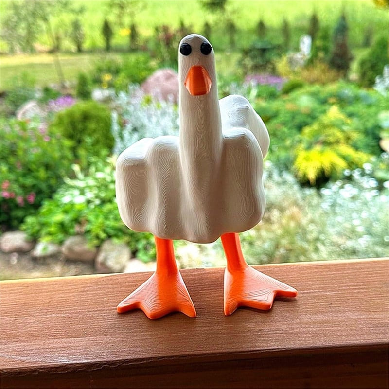 Middle Finger Duck