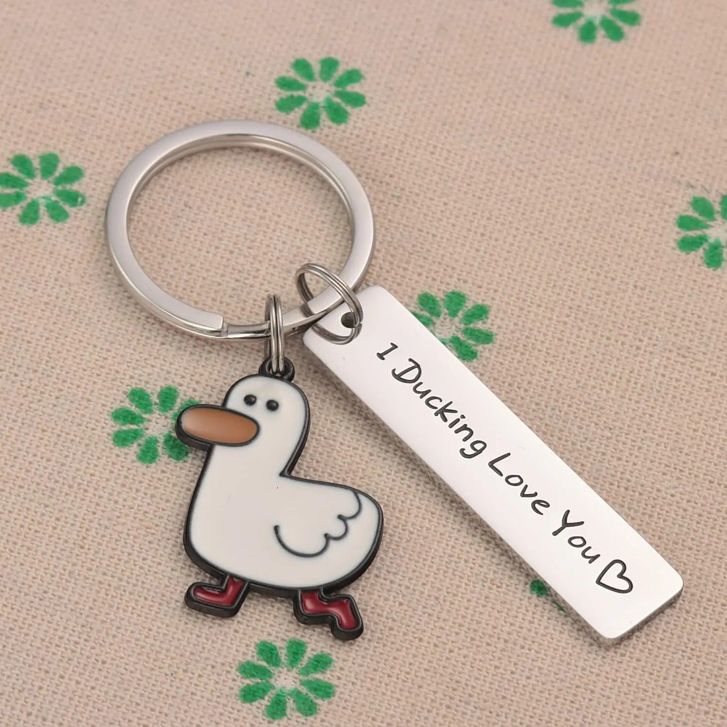 Love Duck Keychain