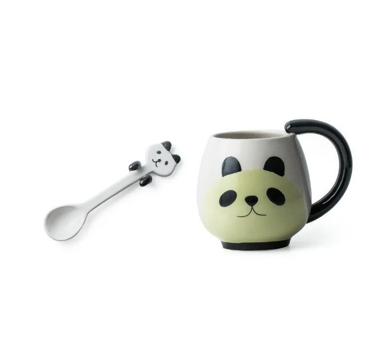 Cartoon Ceramic Mug Set