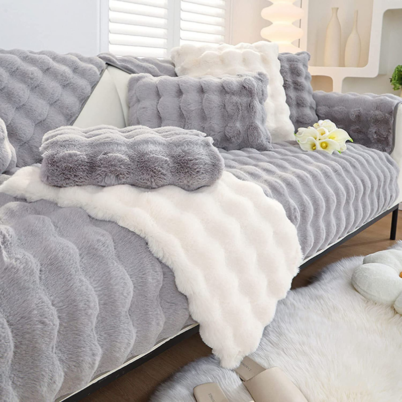 Soft Plush Sofa Cover