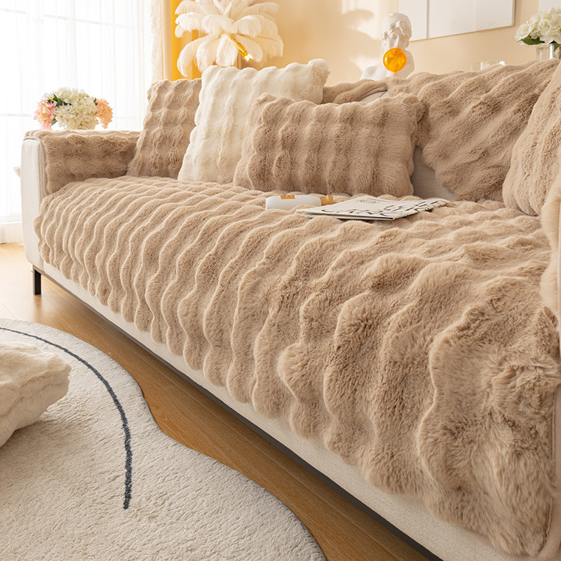 Soft Plush Sofa Cover