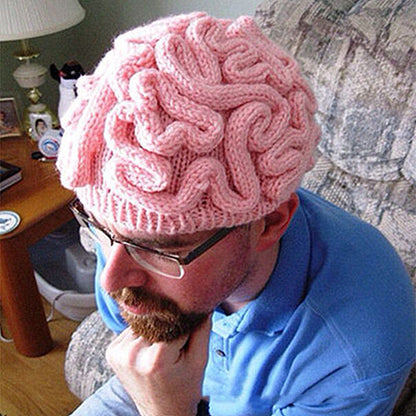 Knitted Brain Beanie