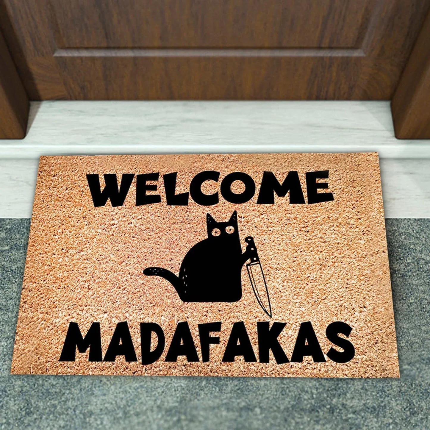 Welcome Madafakas Doormat