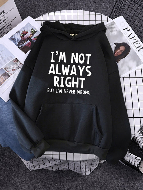 NEVER WRONG | Hoodie