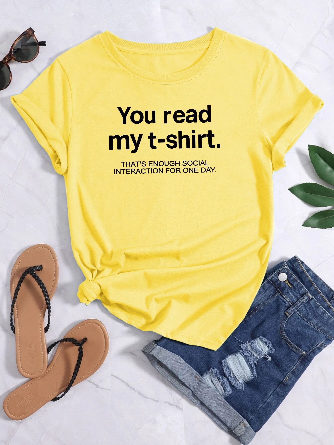 "You Read My T-shirt"